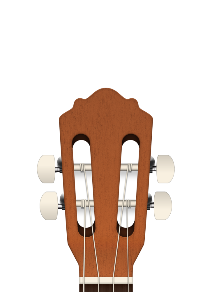 cavaquinho tête de luth avec chevilles d’accordage